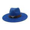 Grassland Ethnic Style Dance Sunscreen Travel Shooting Big Eaves Hat Men'S And Women'S High-End Flat-Brimmed Top Hat