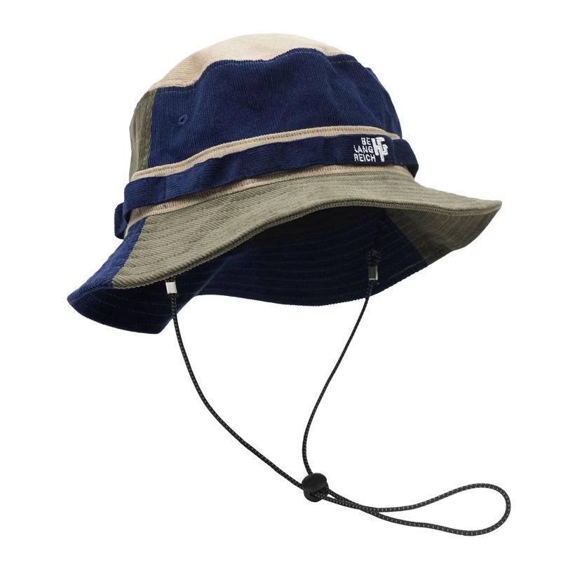 Japanese Versatile Patchwork Sun Hat - Men's Outdoor Fisherman Design
