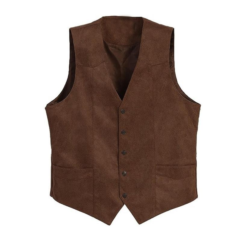 F 65807 Retro Suede V Neck