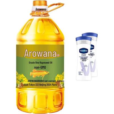 Vaseline Intensive Care Body Lotion (Fragrant, 2x100ml) & Arowana Rapeseed Oil (5L) Bundle