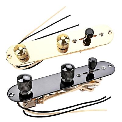 Guitar Control Plate Mounting Plate Prewired 3 Way Loaded Switch Wiring Harness