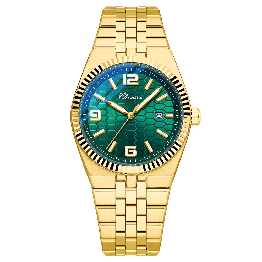 CHENXI Luxury Watch For Man Stainless Steel Waterproof Luminous Date Male Quartz Wristwatches Man Clock New