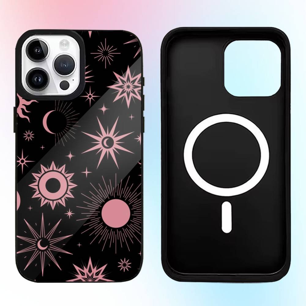 

Colorful Star Pattern Phone Case For iPhone17,16,15,14,13,12,11 Plus,Pro Max Magnetic Magsafe Wireless Charging iPhone11PRO