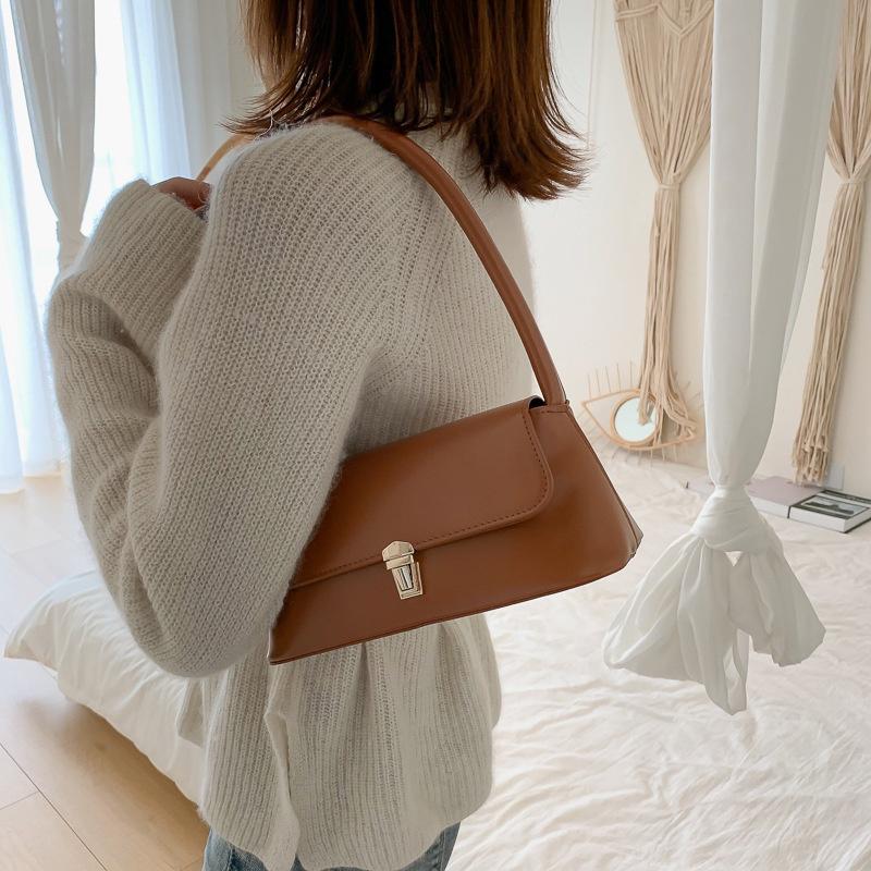 Crossbody Bags Design Underarm 2026 Shoulder Bag Female Handbag And Purses Solid Color