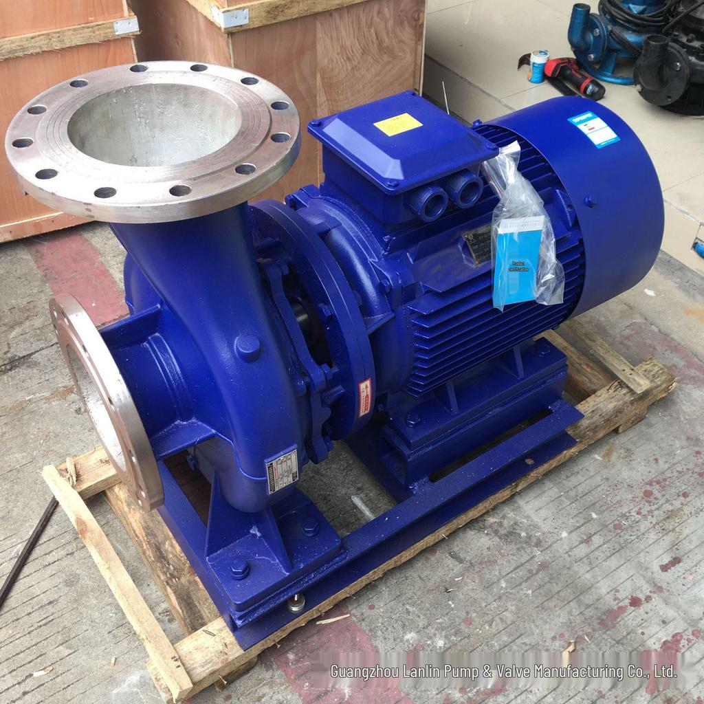 Stainless Steel Centrifugal Booster Pump IHW80-315IB - Horizontal Hot Water Circulation