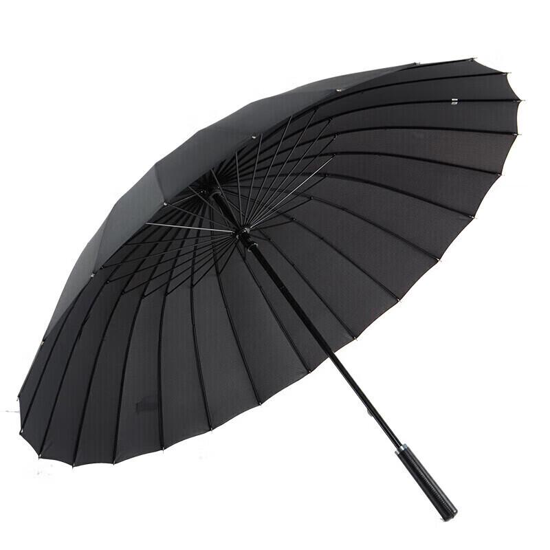Windproof 24-Rib Long-Handle Umbrella