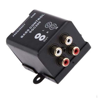 Subwoofer Bass Remote Lautstärkeregler Knopf RCA Ebene für Auto Audio Verstärker Ohrhörer