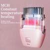 Mini Wireless Ionic Hair Straightening Brush - Rechargeable Portable Straightener & Styling Comb for Travel, Anti-Frizz & Smoothing Hair Care Tool