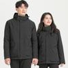 Three-in-one Down Liner Cold Jacket Women's Outdoor All-weather Waterproof Graphene Warm Jacket Men's Group Buying