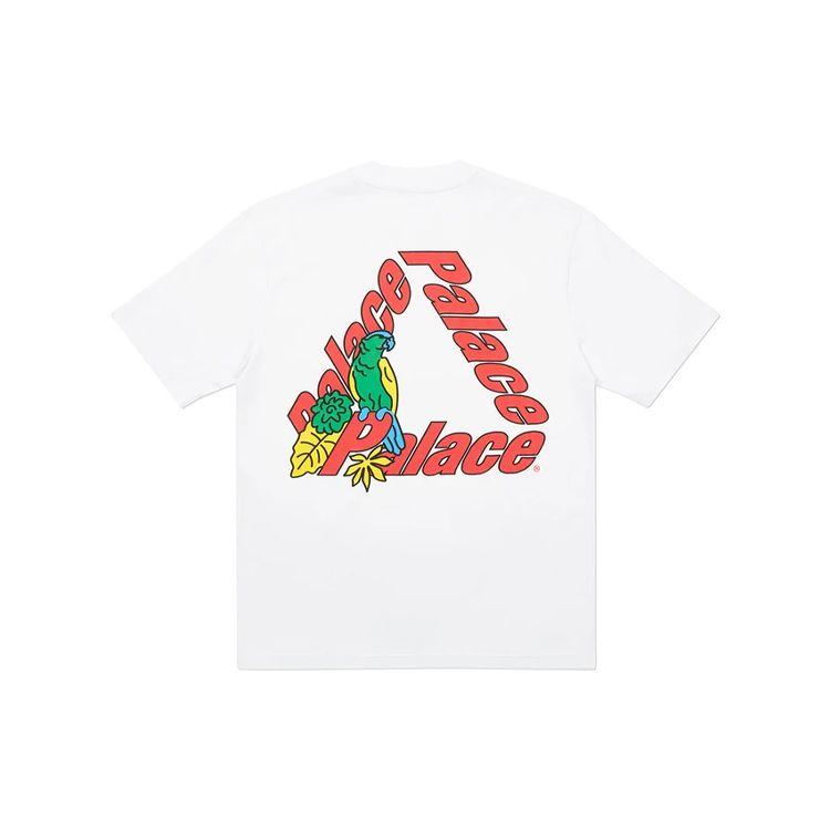 Palace Parrot Palace-3 T-Shirt White Unisex Tops P19TS209