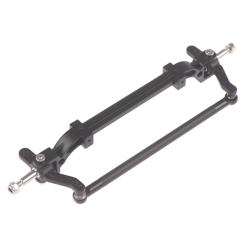 Metalowa Przednia Oś Drążek Kierowniczy Łącznik Maszt Dla 1/14 Tamiya Rc Ciężarówka Traktor Samochód