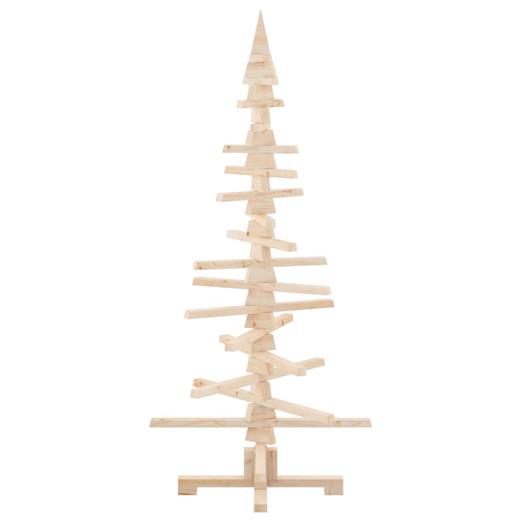 Vidaxl Drewniana Choinka Do Udekorowania, 150 Cm, Lite Drewno Sosnowe