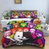 Danganronpa Anime Duvet Cover Set Monokuma Cartoon Bedding Set Quilt Cover Pillowcase Soft Bed Bedroom Decor Home