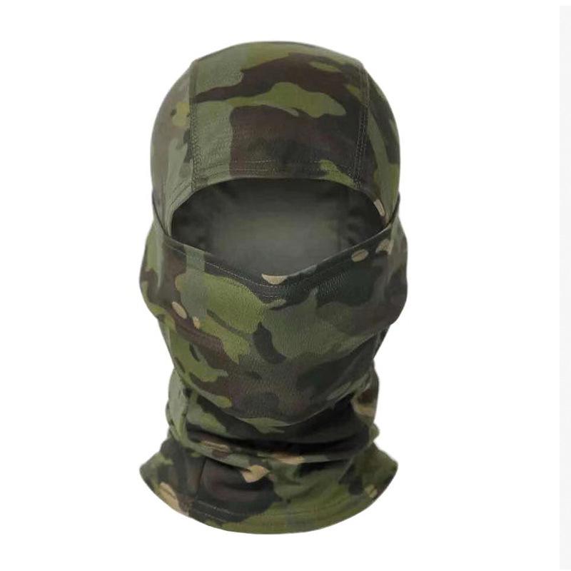 Camouflage Plus Velvet Warm Motorcycle Riding Balaclava