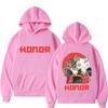 Cartoon HONIR Cat Hoodie Men Women Sweatshirt Print Unisex Streetwear Style Autumn Winter Fashion Tops Clothes