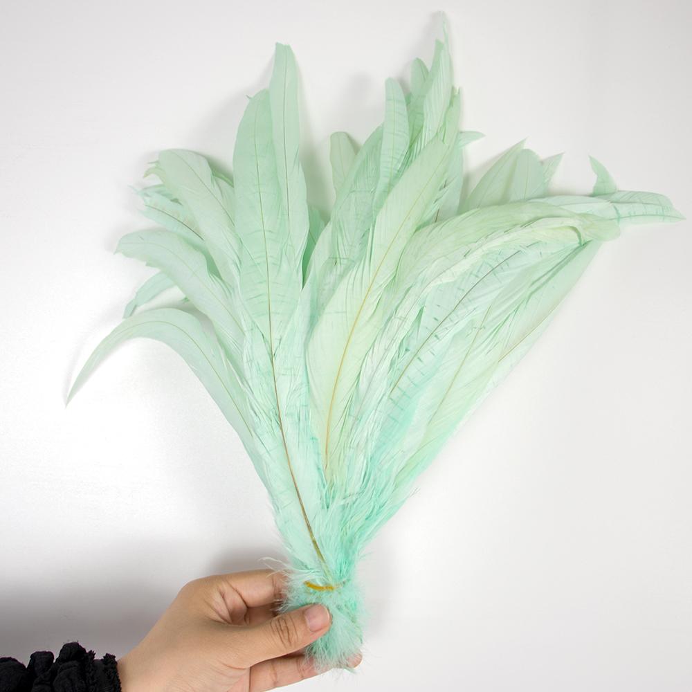 50/100 Stück 25-30cm Hahnenfeder Hochzeitsbasteln DIY Naturfeder Handarbeit Party Feder Karneval Kopfschmuck Dekoration