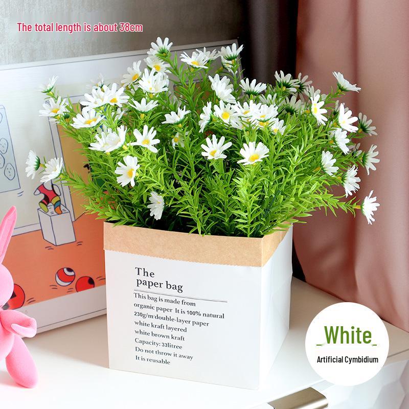 Nordic Style Kraft Paper Flower Basket for Fresh or Dried Bouquets