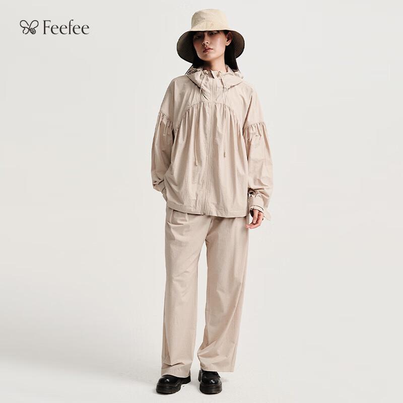 

FEEFEE Конвертируемая куртка с драпировкой и длинными рукавами FF039 M