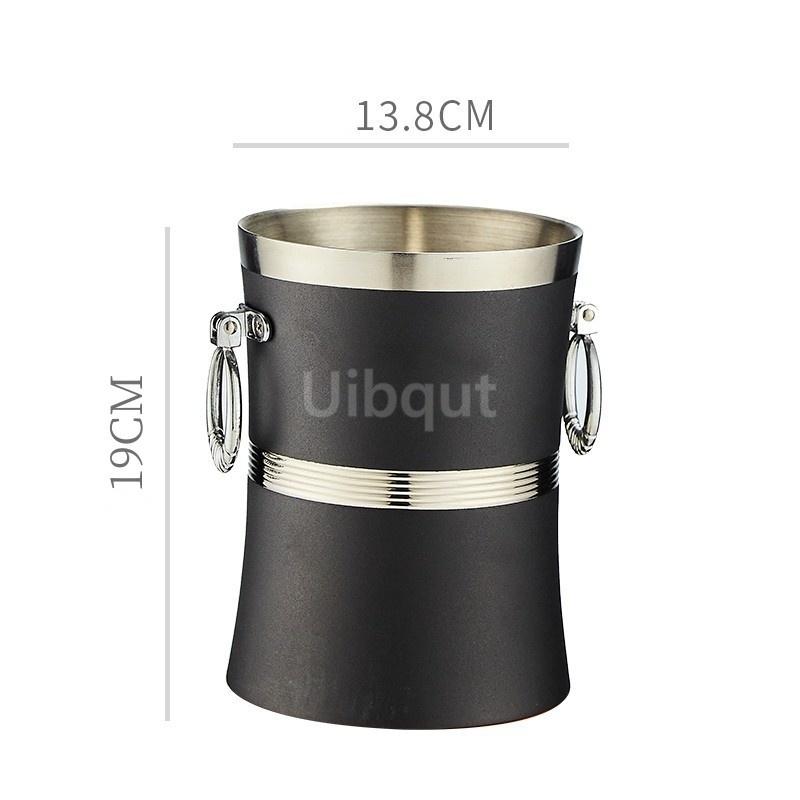 Commercial bar KTV dedicated ice bucket Creative Beer and Red Wine Champagne Bucket Stainless steel ice bucket beer cooler