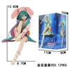 14cm Hatsune Miku Anime Anime Action Figure Rabbit Ear Pajamas Model Toy Toy PVC Collection Ornaments Decoration Gifts