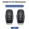 For Dongfeng DFSK 600 Fengon 580 Evolute I-Space I-Pro Landian E5 Keychain Zinc Alloy Leather Car Key Case Cover Accessories