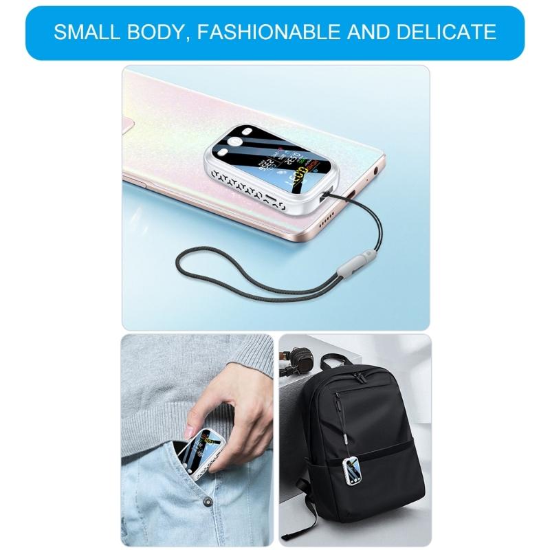 Portable Air Quality Monitors with CO2 Temperature & Humidity Detection Small Indoor Air Quality Test for Homes Office