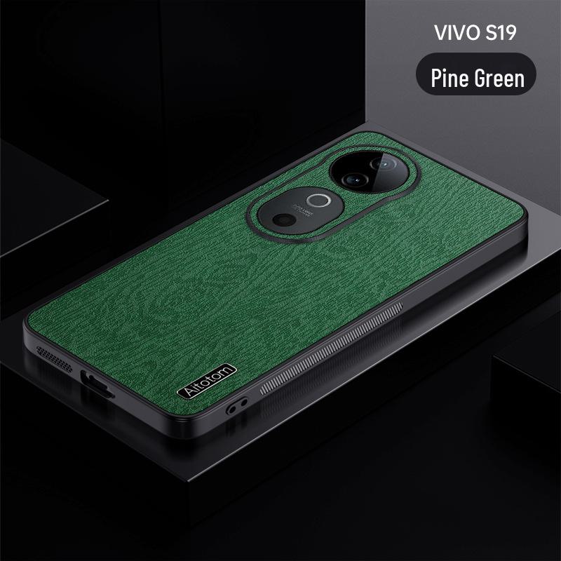 Vivos19 Bark Pattern All-Inclusive Handyhülle für S18PRO/S17E/S16: Sturzsichere Business-Schutzhülle
