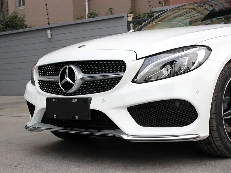 3D Car Grill Emblem Star Badge Front Grill Logo Mercedes Benz AMG W204 W205 W213 W253 GLC GLE Interior Mouldings QB-SX-BENZ VVZ OU7