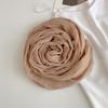 Thin Women's Desert Shawl Color Winning Cotton and Linen Beige Versatile Scarf Xinjiang Travel Sunscreen Scarf