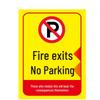 Haisidick Fire Lane No Parking Sign Sticker