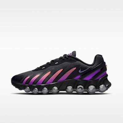 Nike Air Max Dn8 Дышащие Беговые Кроссовки Унисекс Черно-Фиолетовые 38.5