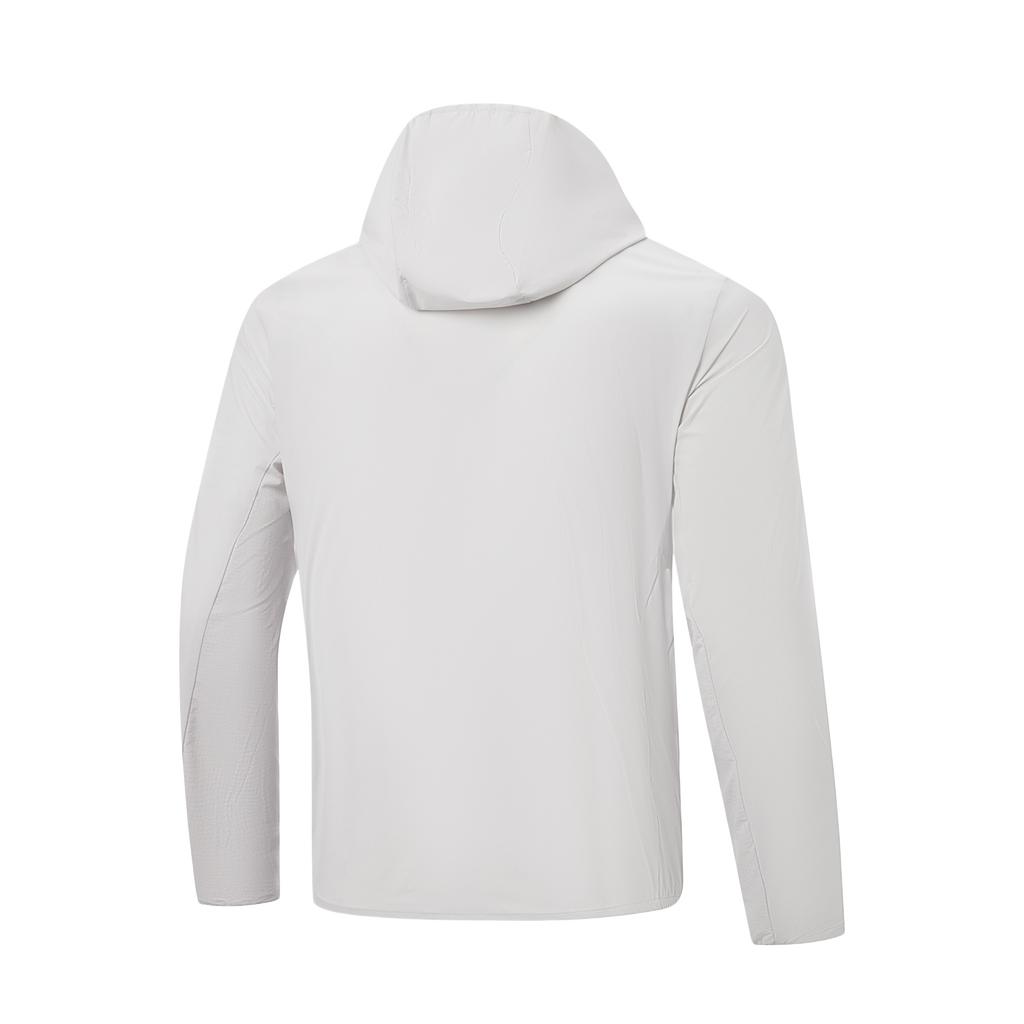 Li Ning Fitness Series UV Resistant Quick Dry Cool Hooded Logo Sports Sunscreen Jacket Men Jackets AFDWC49-3