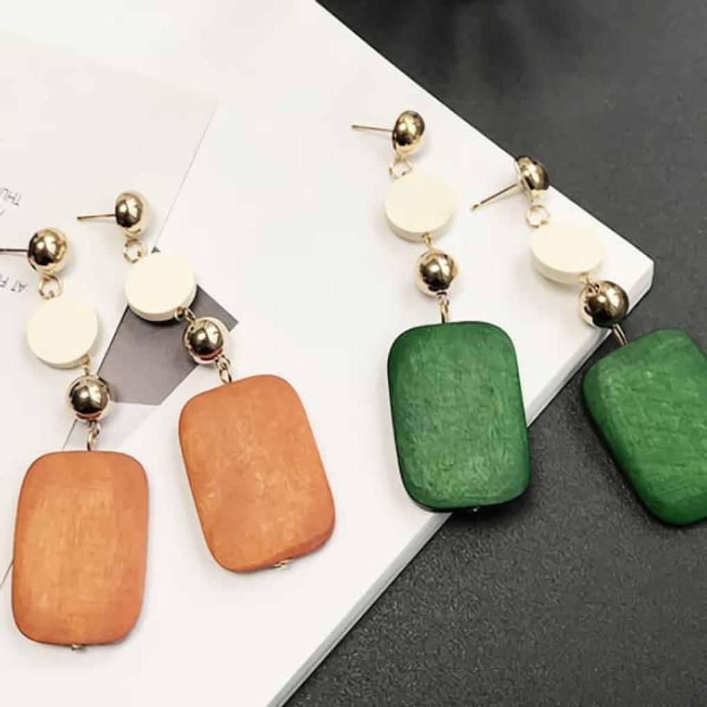 Damen Silbernadel-Ohrringe Täglich N118