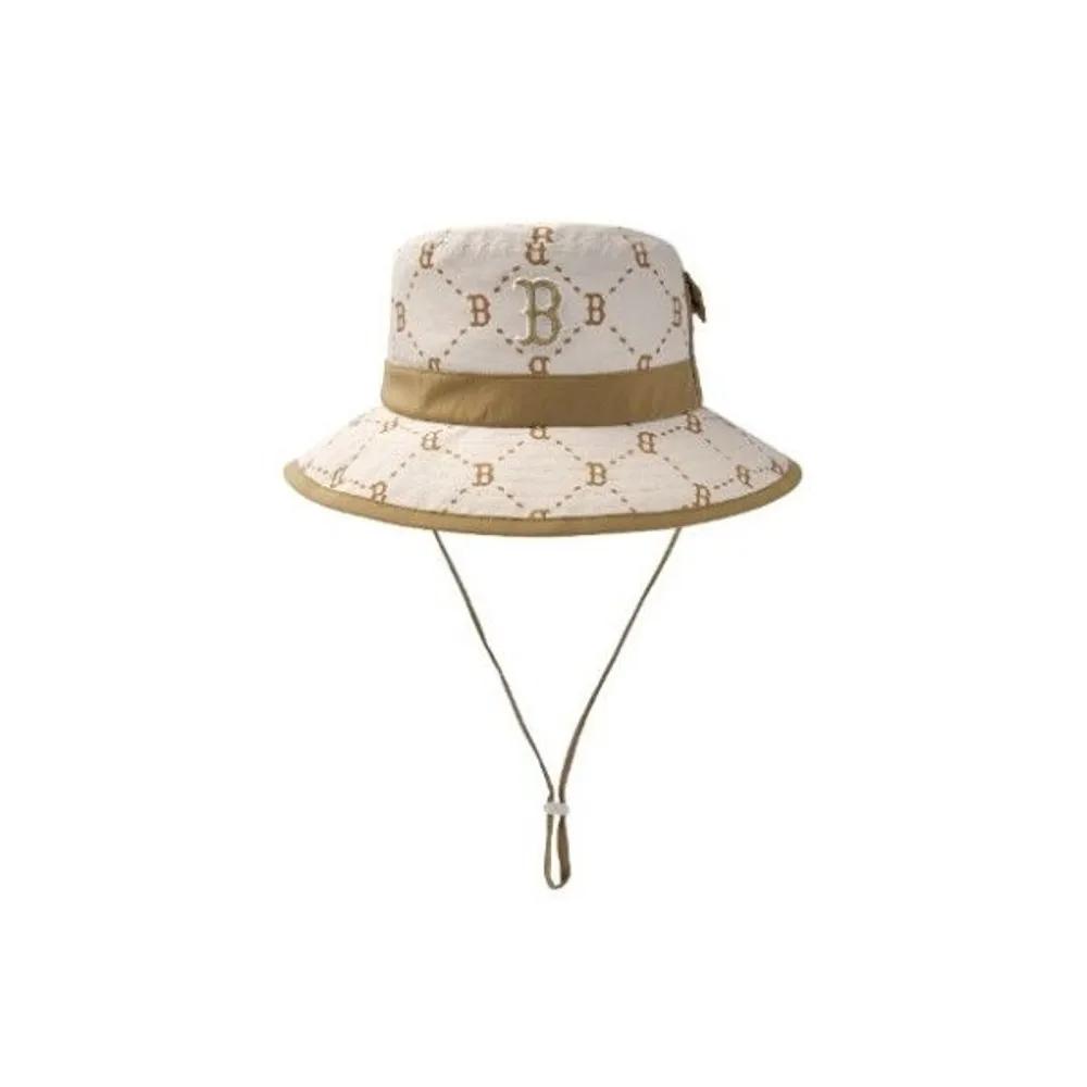 [MLB] Cap NQK 7AHTRM15N-43BGD Mono Outdoor Color Block Bucket Hat Boston Red Sox 55H