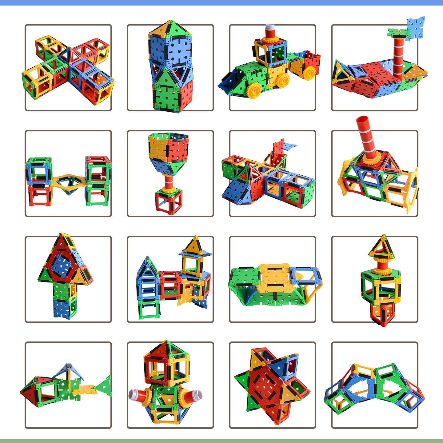 

Children s Geometric Building Blocks Puzzle for Early Education