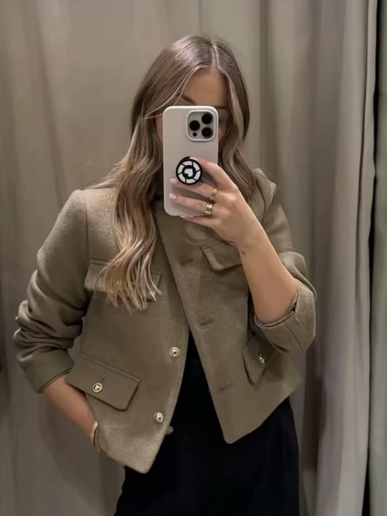 Women's European & American Fashion Casual Single-Breasted Jacket Coat, Autumn/Winter 2025, Style B88646