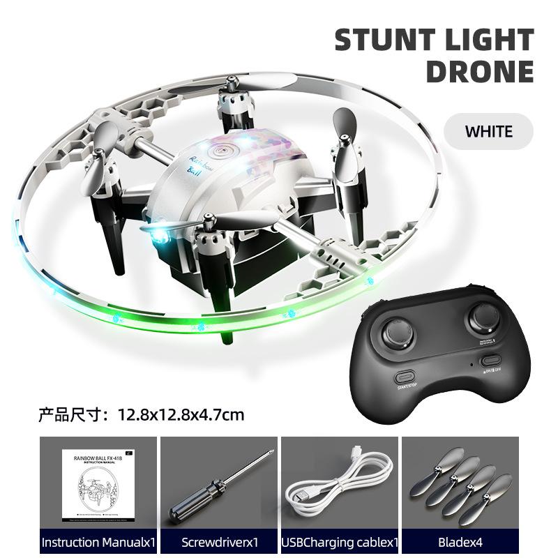 Mini star ring rotating stunts, aircraft toys, intelligent correction, remote control drone