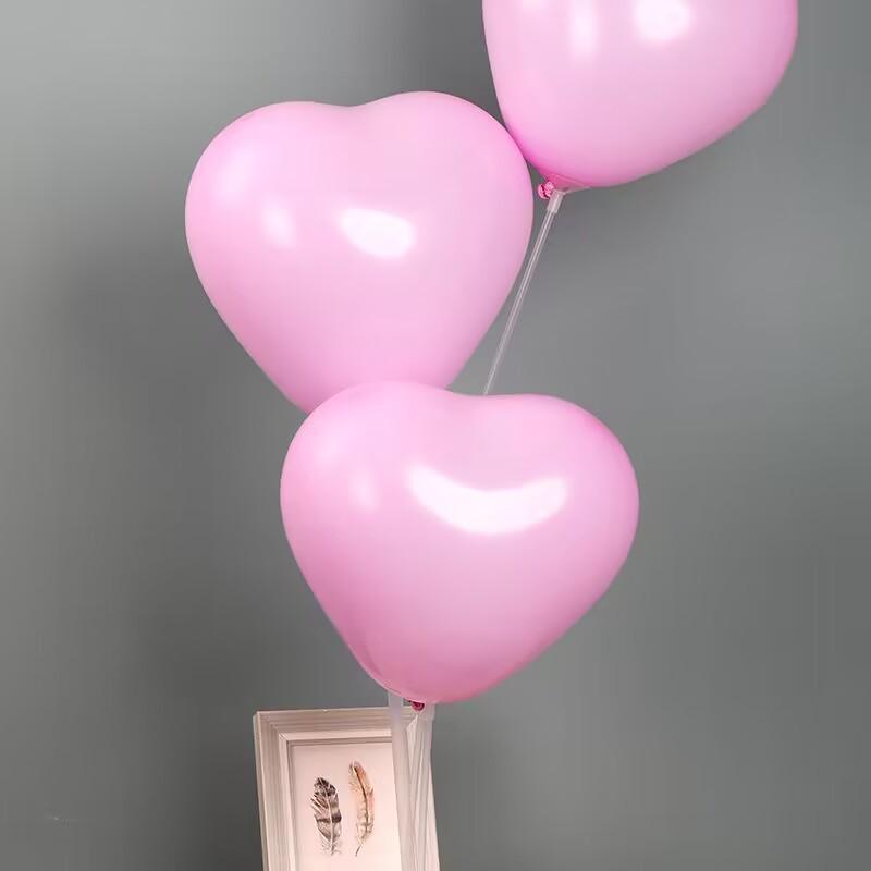 Cross Love Heart Balloons: 6-inch, 10-inch, 12-inch Heart-Shaped Balloons for Weddings and Birthdays
