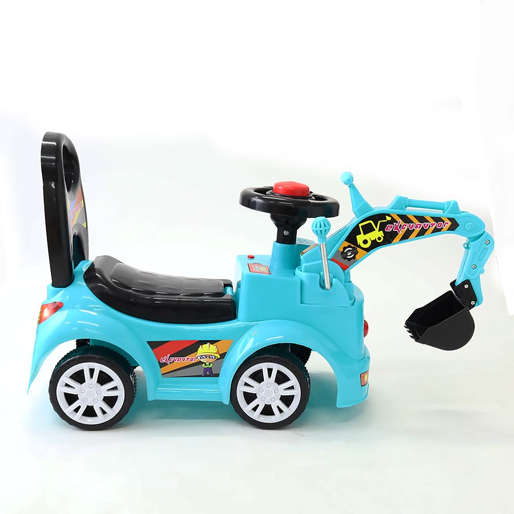 seathestars toys Indoor and outdoor Vehicle toys Kick Excavator car Crane Sandbox play Kick Vehicle Ride-on Children's ride-on Foot-operated