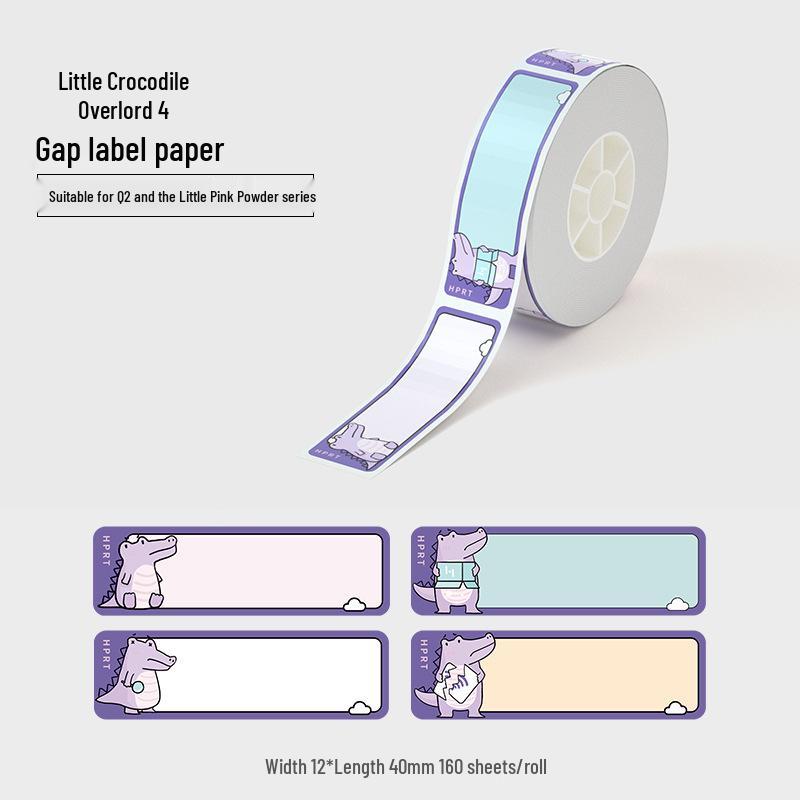 Han Yin Q2 Thermal Label Paper Stickers - Waterproof & Adhesive for Label Maker