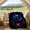Custom Name Sailor Moon Flannel Fleece Blanket Cozy Warm Throw Blanket For Couch Bed Travel All Season Use