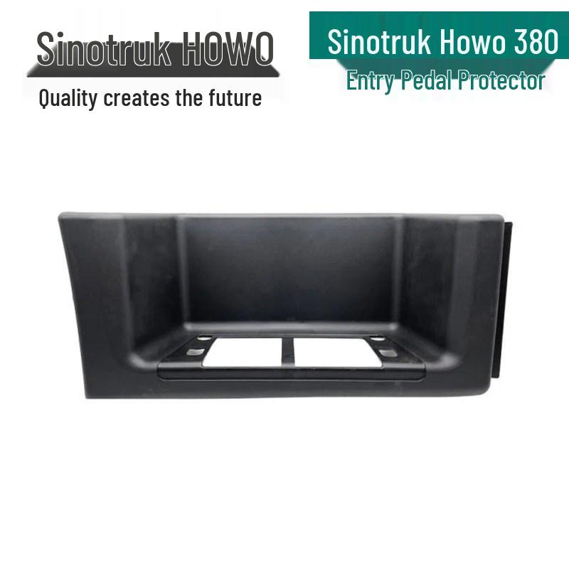 

Black Leather Texture Pedals & Covers for Howo 380 and 14 Models Standard