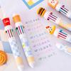 Fast Food Themed 10-Color Ballpoint Pen French Fries Burger Topper Designs Multi-Color Writing Tool for Journaling And Notes