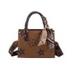 Women's Vintage Floral Tote Bag, 2024 Trendy Large Capacity Shoulder Bag with Wide Strap