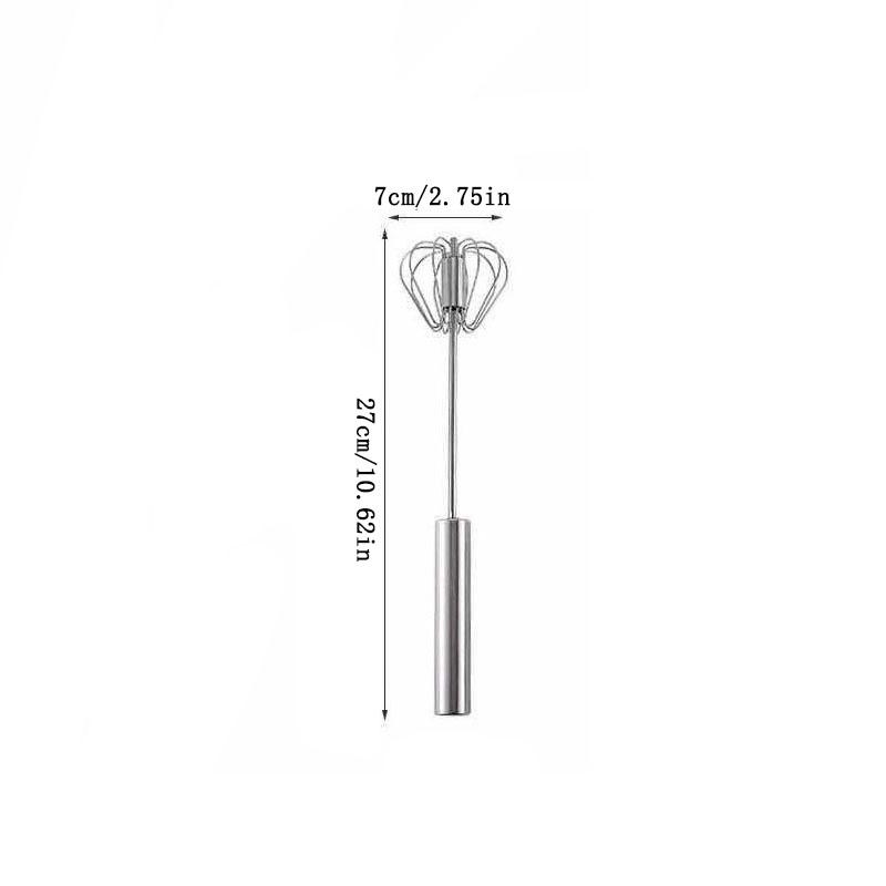 Egg Beater Stainless Steel Hand Mixers for Blending, Whisking, Beating, Premium Kitchen Utensil