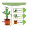 Pluszowy Kaktus - Tańczący Kaktus - 120 Piosenek - Tańczy i Śpiewa - Akcesorium dla Dzieci - Zielony