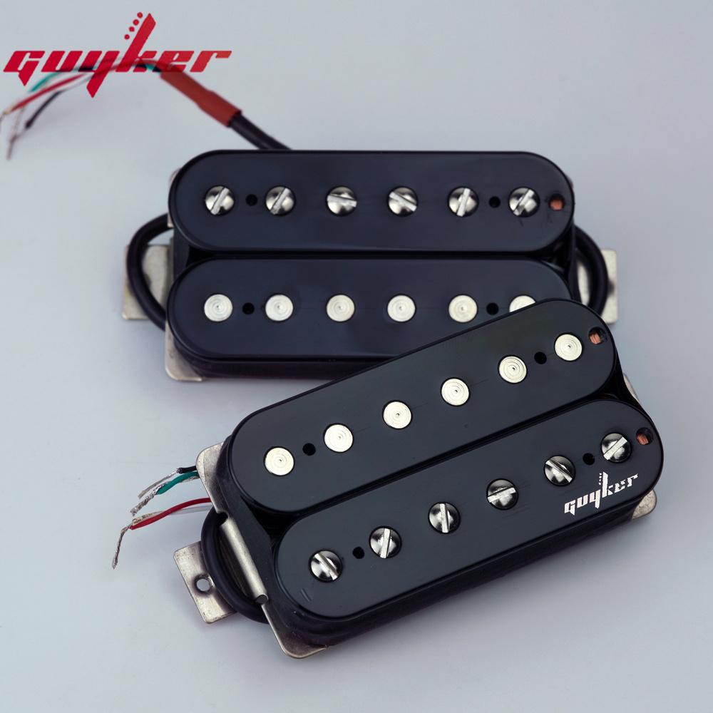 Guyker Electric Guitar Humbucker Pickups Double Coil Guitar Bridge Pickup  Neck Pickups Set - Black