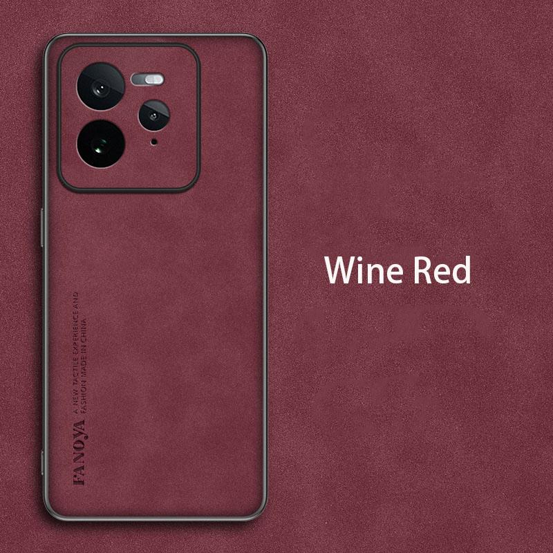 Luxuriöse Handyhülle aus Schafsleder und Silikon für Realme GT 7 Pro GT 6 Neo 6 SE Matt Stoßfeste Rückabdeckung Bumper Shell GT6 GT7 Pro