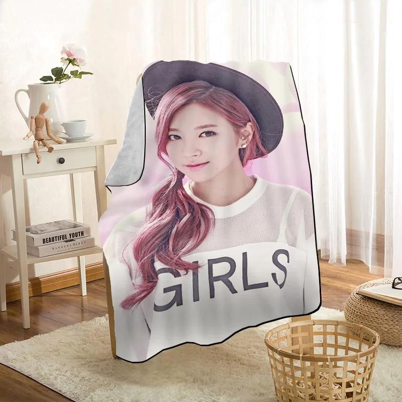 Modern Popular LABOUM KPOP Girl Blanket On For The Sofa/Bed/Car Portable 3D Blanket For Kid Home Textile Fabric 1009
