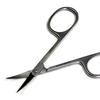 AXiON Stainless Steel Premium Smoke Finish Eyebrow/Cuticle Scissors, Solingen, Germany, #slg008990fba